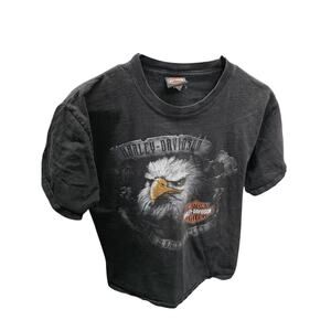 Vintage Harley-Davidson Shirt Eagle Burlington, IA Size Medium